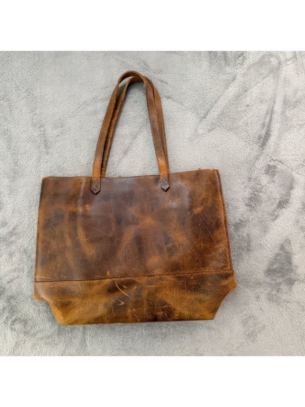 Kodiak Brown Leather Juneau Tote Large Shoulder Bag